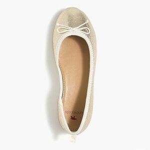 J. Crew Factory Gold Kids Ballet Flats
